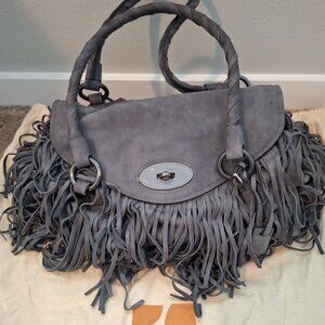 Boss Orange Cousin It suede bag